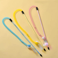Fournitures pour animaux de compagnie en gros : Jouet interactif pour chat, bâton de chatouillage avec clochette, baguette de chasse pour chaton, jouet en peluche et corde