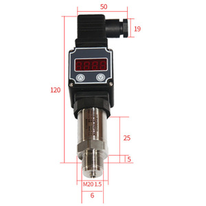 Digital Pressure Transmitter M20 1.5 Stainless Steel 4-20ma Output <b>Diffused</b> Silicon Sensor IP65 Shandong Made - Product Image 1