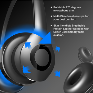 Cáp USB Có Dây Headphone Stereo Điện Thoại Tai Nghe Với ENC Tiếng Ồn Hủy Bỏ Microphone Mute Nút Cho Văn Phòng Trung Tâm Cuộc Gọi - Product Image 3