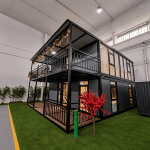 บ้านคอนเทนเนอร์แบบขยายได้สองชั้น ขนาด 20 ฟุต 40 ฟุต รุ่น EC-20T บ้านสำเร็จรูปแบบปีกคู่ บ้านคอนเทนเนอร์แบบโมดูลาร์ที่ขยายได้ - Product Image 4