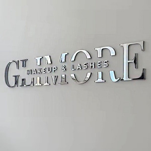 Marchio personalizzato 3d segno negozio ristorante aziendale lettere in acciaio inox <span class=keywords><strong>metallo</strong></span> Logo 3d Logo <span class=keywords><strong>parete</strong></span> aziendale segno - Product Image 4