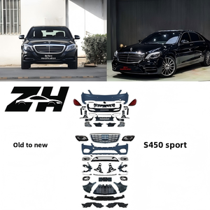 Les pare-chocs avant et arrière du nouveau kit carrosserie ForMercedes-AMG 65/63/S450 Sport <span class=keywords><strong>Maybach</strong></span> sont modifiés pour la Mercedes Classe S W222 ancienne - Product Image 1