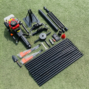 Foreuse portable à essence avec engrenages et moteur, profondeur max. 15 m, échantillonneur de carottage de sol pour l'exploration géologique - Product Image 6