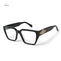 Lunettes de vue tendance à monture complète pour hommes et femmes, légères, montures optiques à la mode, style très vendu, design populaire dans l'industrie