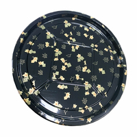 JY-82118 PET Biologisch Abbaubare Lebensmittelverpackung 10 Zoll Runde Plastikverpackung mit Deckel Behälter Geburtstag Hochzeit Kuchenverpackungsbox
