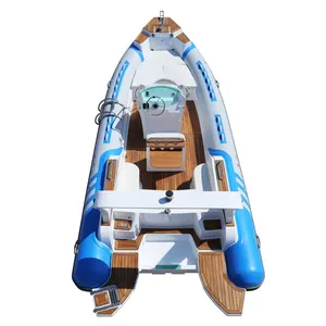 Haote CE Rib 480 Hypalon Rigid Inflatable Boat China Speed Rib Boats For Sale