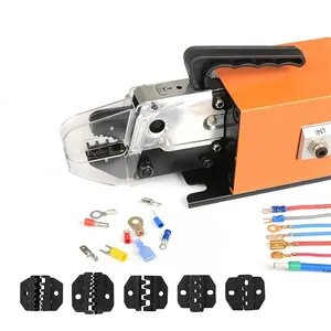 Cheap Price Pneumatic Cable Crimp Tool Wire Crimper Machine With 10 Crimp Die Sets for Various Kinds of Terminals crimping