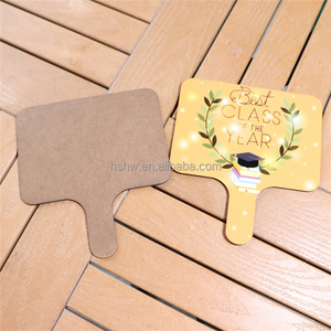 MDFSUB Palas <span class=keywords><strong>de</strong></span> mano <span class=keywords><strong>de</strong></span> MDF personalizadas, pintadas y para sublimación, en blanco, blancas, ecológicas, para iglesia, regalo conmemorativo, graduación y aficionados, DIY - Product Image 6