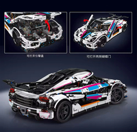Moule King 13120S 1/8 Technicals Rc Super Racing Car Series Building Blocks Sets 13021 Assembly MOC Car Bricks Jouets éducatifs