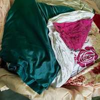 Lot de draps de lit de qualité A BS01, balles de vêtements d'occasion, draps et couettes en coton mélangé, tailles King et Queen, draps de lit d'occasion