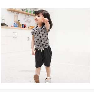 Ensembles de vêtements pour filles, manches courtes, motif Tables Chair Spot Design - Product Image 3