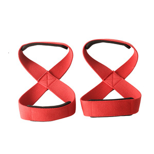 2026 Custom Logo Deadlift Strap Heavy Duty <b>ABS</b> Non-Skid Silicone Material Workout Gym Training Powerlifting Wrist Straps Figure - Product Image 2