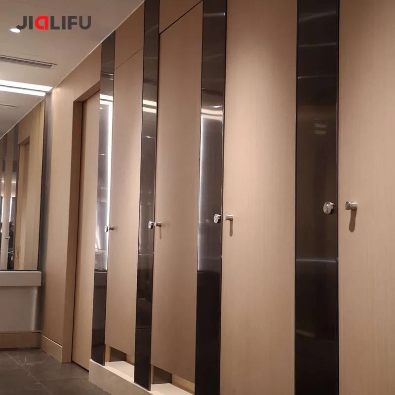 waterproof compact laminated hpl toilet partition cubicles