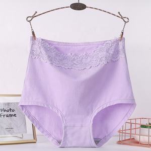 Ropa Interior de Algodón Transpirable de Cintura Alta a Precio Económico, Venta al por Mayor de Bragas de Talla Grande para Mujer - Product Image 5