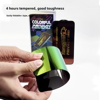 Protection d'écran en verre trempé coloré dégradé pour la confidentialité 25 °   Film anti-espion pour iPhone X-17 Pro Max 0,33 mm ESD Anti-Spy