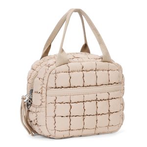 Bolsa de almuerzo con aislamiento para mujer, bolsa de almuerzo acolchada de felpa con diseño de globo, bolsa de almuerzo térmica a prueba de fugas con bolsillo frontal - Product Image 1