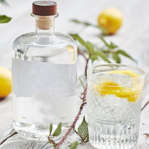 Shanghai Linlang-botella de cristal personalizada con forma de <span class=keywords><strong>corazón</strong></span>, botella de <span class=keywords><strong>tequila</strong></span> azul - Product Image 4