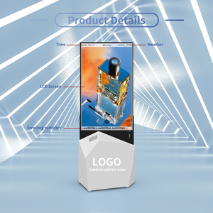 Kiosque d'affichage numérique LCD à écran double face de 65 pouces avec base de montage suspendue - Product Image 2