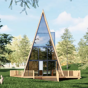 <span class=keywords><strong>Maison</strong></span> de vacances de luxe en acier léger de conception traditionnelle préfabriquée modulaire avec double vitrage et éléments en <span class=keywords><strong>bois</strong></span> - Product Image 2