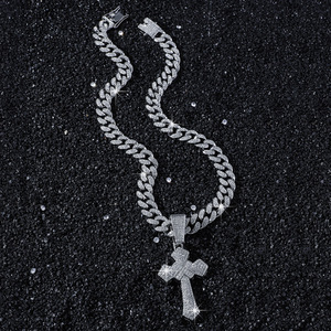 2026 Hot Selling Hiphop Style Retro <b>Cross</b> Pendant Necklace Cool Personalized Design Men's Necklaces Fashion Jewelry Wholesale - Product Image 2