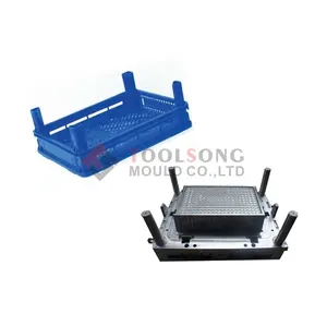 ODM OEM Customized Plastic Turnover box Injection Household Mould Basket Tool Mold Supplier Muti Function Crate Moulding