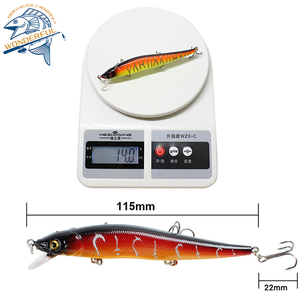Esca da pesca di fabbrica di alta qualità 11.5cm / 14g esche da pesca per pallide Chub,Bass,Pikes,<span class=keywords><strong>Yellow</strong></span> Check Carp - Product Image 6