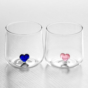 Neues Design Niedliches Tier thema Hand geblasener farbiger Boro silikat glas becher zum Trinken - Product Image 3