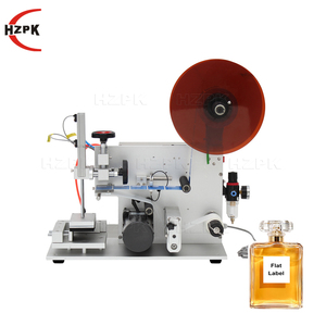 Hzpk bán tự động nhựa sơn móng tay phẳng vuông chai hộp bề mặt dính Nhãn dán nhãn Máy tính để bàn <span class=keywords><strong>labeler</strong></span> - Product Image 1