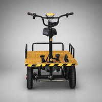 Chariot électrique écologique à allée étroite, personnalisable, à plateau motorisé pour la manutention de matériaux en atelier