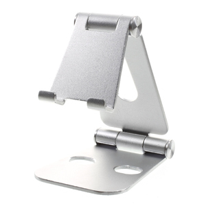Soporte de teléfono móvil portátil de aluminio de altura ajustable y Flexible universal soporte de teléfono de Metal giratorio 360 <span class=keywords><strong>para</strong></span> escritorio - Product Image 1