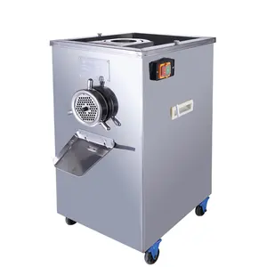 Picadora de carne eléctrica de acero inoxidable, máquina comercial profesional de Metal, gran oferta