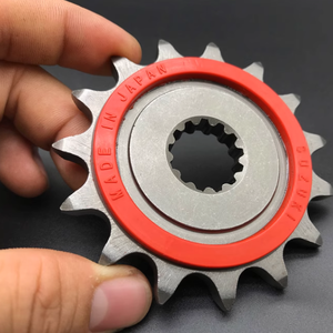 Pignon de chaîne à rouleaux pour moto <span class=keywords><strong>Benali</strong></span> BJ600/300/500/800, acier, 10-60 dents, alésage de 10 mm, diamètre extérieur de 50 mm, norme ANSI ISO - Product Image 1