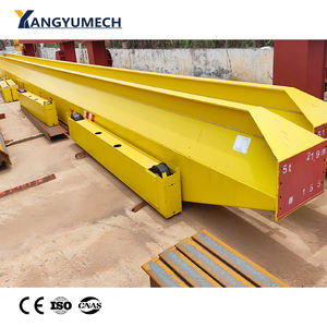 Мостовой однобалочный кран CE-сертифицированный, европейского стандарта, грузоподъемностью 5 тонн, межбалочный пролет 20 метров, с беспроводным управлением, для обработки грузов - Product Image 4