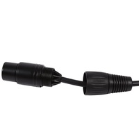 Adaptador de Interfaz USB DMX512 con Cubierta de PVC y Blindaje Trenzado para Control de Luces LED de Escenario, Atenuador por Computadora