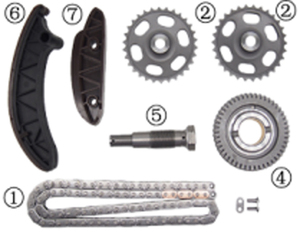 Febi <span class=keywords><strong>Bilstein</strong></span> 44973 Kit catena distribuzione adatto per Mercedes-Benz classe C C 220 CDI - Product Image 2