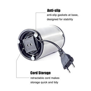 <span class=keywords><strong>Moulin</strong></span> <span class=keywords><strong>à</strong></span> <span class=keywords><strong>café</strong></span> électrique en acier inoxydable avec fonction automatique pour usage domestique, épices, grains - Product Image 5