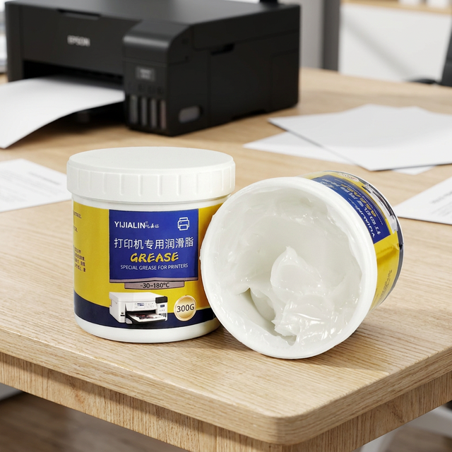 White Printer Grease for 3D Printer Linear Rods Bearings, High Purity Lubricant for Lead Screws Sliders Noise Reduction
