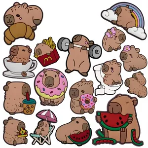 <span class=keywords><strong>Lilu</strong></span> Lindos Dijes de Goma Suave para Zapatos de Mascotas con Diseño de Dibujos Animados, DIY, Corazón, Gafas de Sol y Lazo, Lengua Rosa, Accesorios Decorativos Unisex - Product Image 4