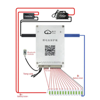 Sistema de Gestión de Baterías JK Smart BMS 8S-24S 40A 60A 80A 100A 120A LiFePO4 con Envío DDP para Almacenamiento Solar en RV