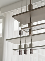 Suspension LED Liner Art Déco Créative Moderne Nordique pour Table à Manger, Îlot de Cuisine, Bar, Villa, Maison, Luminaire Ambiant