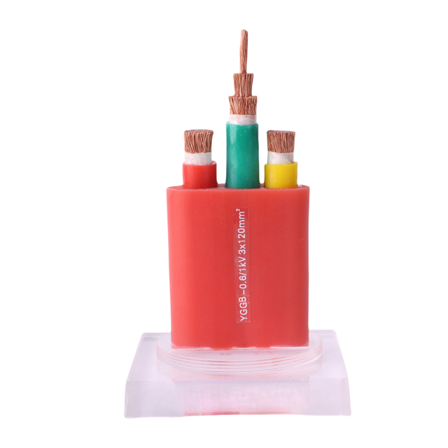 Solid Conductor Copper Insulated Silicone Rubber Flexible Wire 750V Rated -20C to 100C Temperature Range Round/Flat Shapes