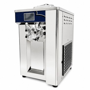 Großhandel Zahnradpumpen-Softeismaschine 30L/H mit Vorkühlung, kommerzielle Eismaschine für eine Geschmacksrichtung, Nachtreinigungsfunktion - Product Image 1
