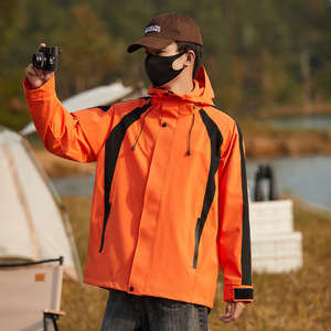 Veste tactique unisexe à capuche zippée en polaire pour sports <span class=keywords><strong>de</strong></span> plein air, manteau softshell chaud automne-hiver, coupe-vent et imperméable - Product Image 2