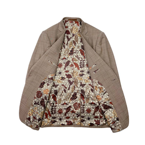 LCBZ Printemps Nouveau costume décontracté Veste pour <span class=keywords><strong>homme</strong></span> à <span class=keywords><strong>carreaux</strong></span> foncés Style britannique Yuppie haut de gamme avec veste simple - Product Image 2