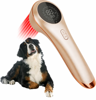 Mini appareil de thérapie au laser froid portable, double longueur d'onde 650 nm + 808 nm, minuterie de 5 à 30 minutes pour soulager la douleur des chiens et des chats à domicile