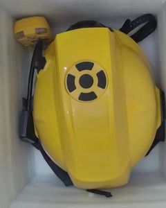 Casco de combate de bombero 4G, cámara de imagen térmica IR a prueba de fuego ABS, alerta SOS con software de comando VMS - Product Image 2