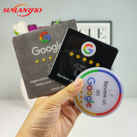 Plaque en époxy PVC NFC avec puce NTAG213 pour Android et iPhone, communication RFID 13,56 MHz, protocole ISO 14443A