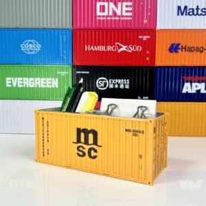 <span class=keywords><strong>MSC</strong></span>物流热销产品塑料ABS仿真存储1:30集装箱模型20英尺集装箱比例模型物流礼品 - Product Image 1