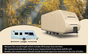 Funda Protectora para Autocaravana de Alta Calidad, Resistente a la Nieve, Rayos UV, Agua y Viento, de 22-24 Pies, para Invierno - Product Image 3