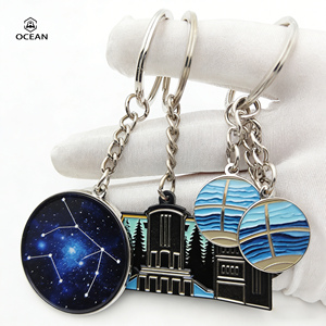High Quality Materials Cartoon Metal Keychain Custom Various Design Anime Keychain Metal